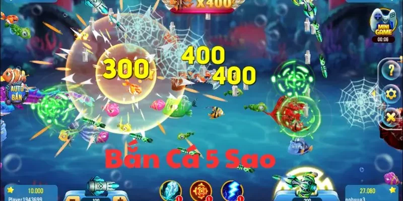 Bắn Cá 5 Sao – Game Giải Trí Đổi Thưởng Đỉnh Nhất Fanvip 